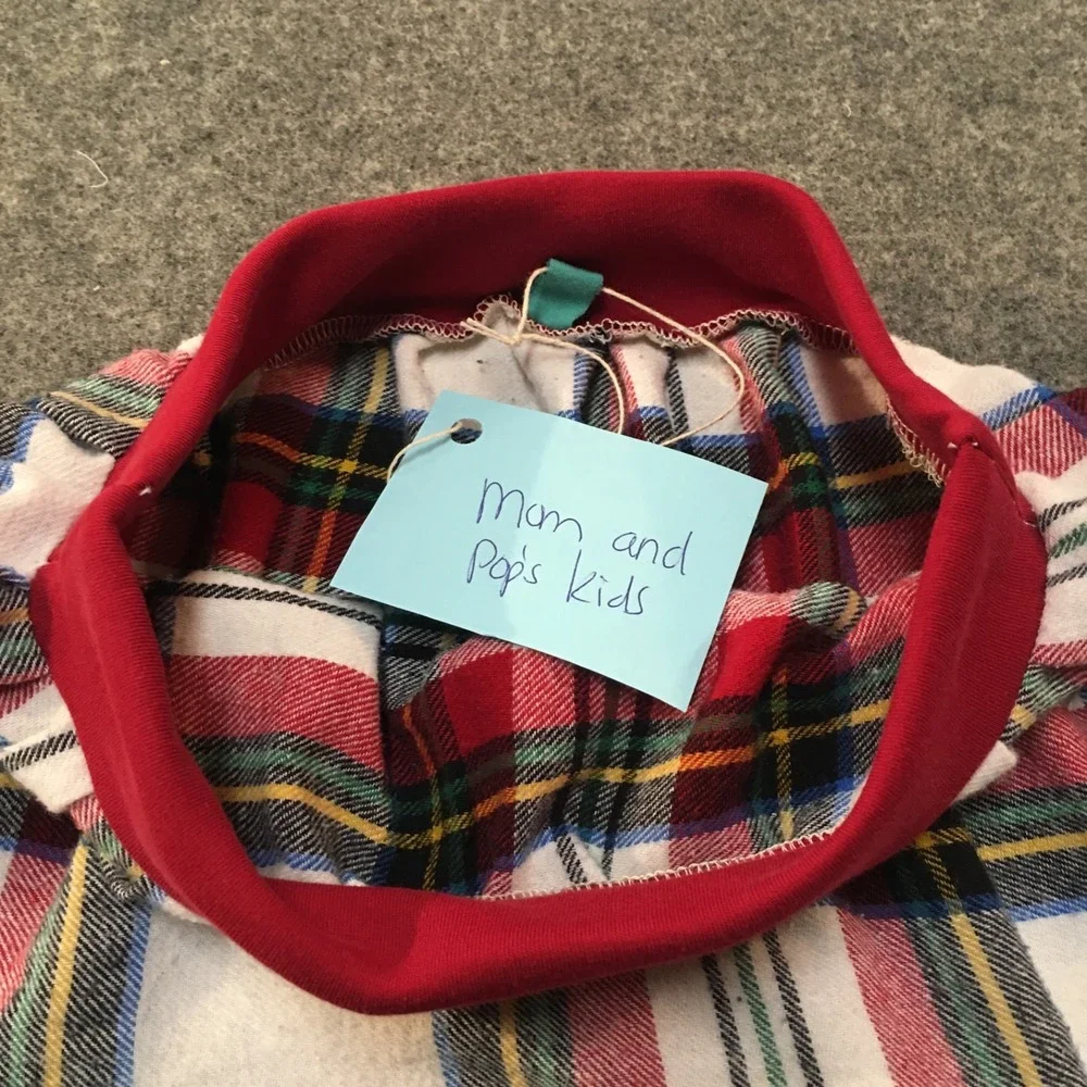 Skirt Flannel Girls 2/3‎ Maxi Red Plaid Ruffle Tier Cotton Mom and Pop's Kids